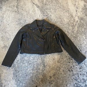Tanner’s Avenue REAL Leather Motorcycle Jacket